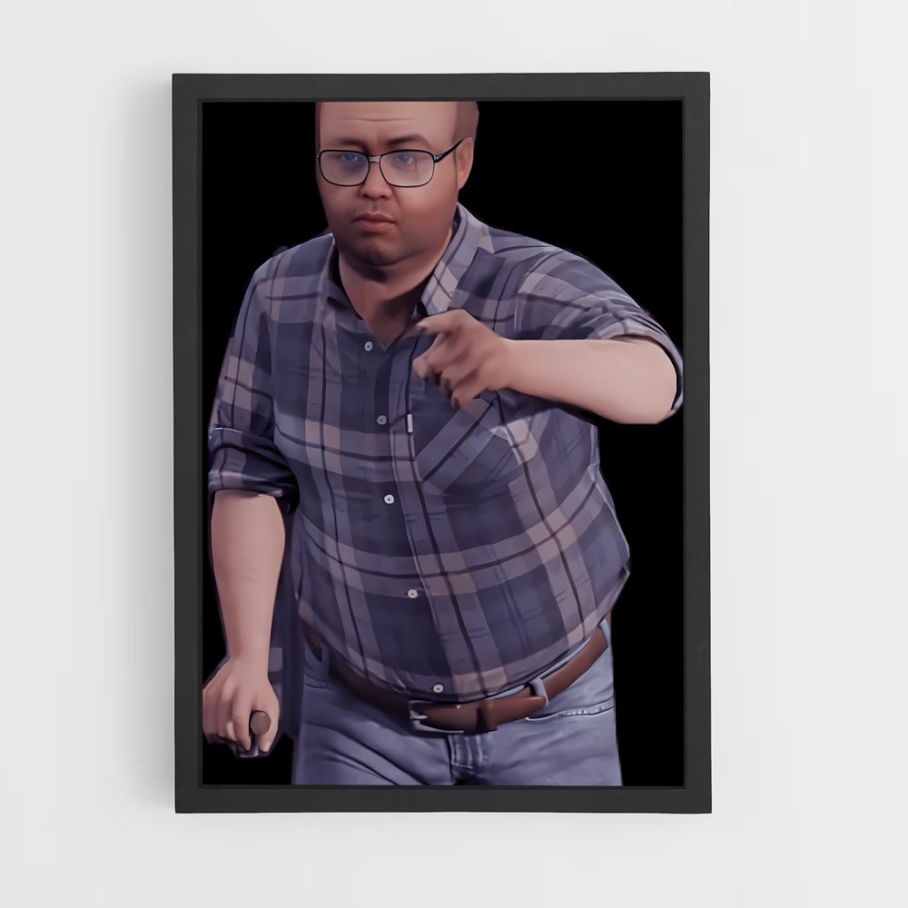 Poster Lester crest – affiche GTA V (vue 2)